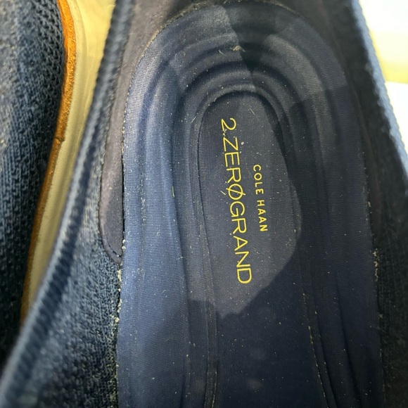 COLE HAAN Sz 7 Oxford Zero Grand Fabric Upper Lace Up Brogues Rubber Soles - Picture 5 of 11